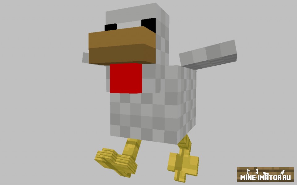 3D курица