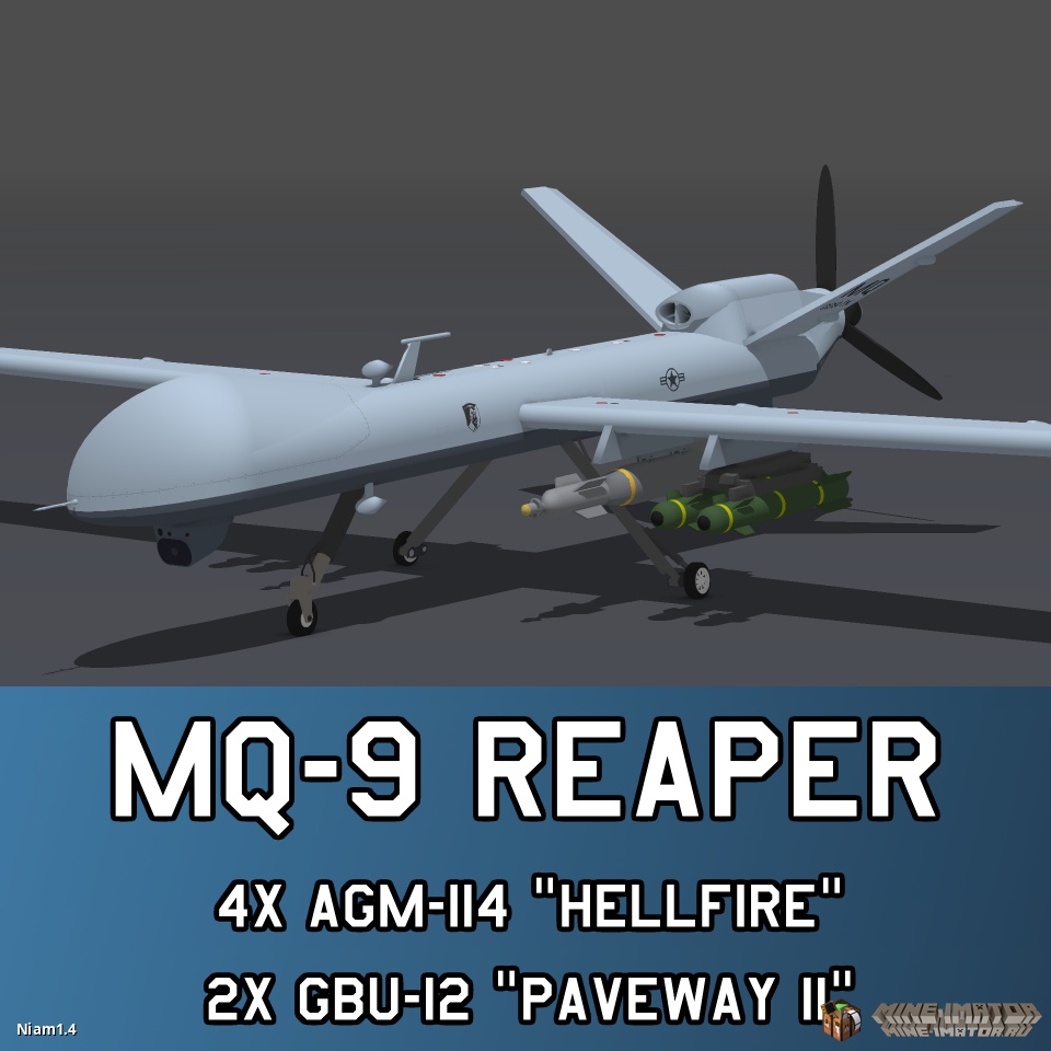 Самолёт-разведчик MQ-9 Reaper combat drone (Predator B)
