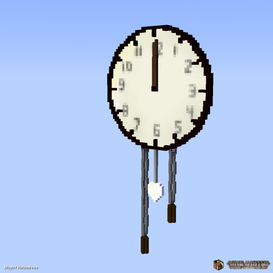 Настенные Маятниковые Часы. A clock with a pendulum.